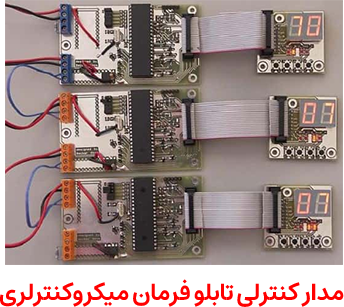 تابلو فرمان میکروکنترولری